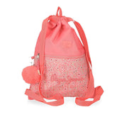 Mochila Apertar Com Cordões Nahid – Pepe Jeans - Rosa